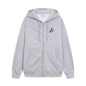 [NBA]N251TJ030P GR 남여공용 엔비에이 LA레이커스 레터링 오버핏 점퍼 후드집업