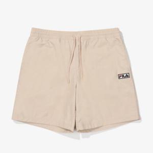 휠라반바지 TQJ FS2TRF2101X-BEG 라이프 베이직 우븐 5부 반바지
