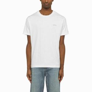 A.P.C. 로고가 있는 흰색 크루넥 놀런 티셔츠 COEIO-H26360CO/XG_APC-AAB