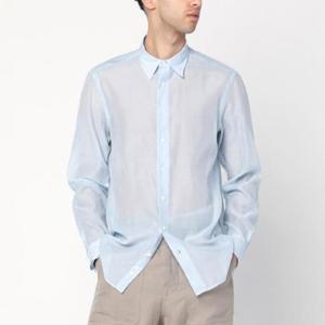 LARDINI Light blue shirt in silk blend ESVIRGILESC1937/Q_LARDI-810