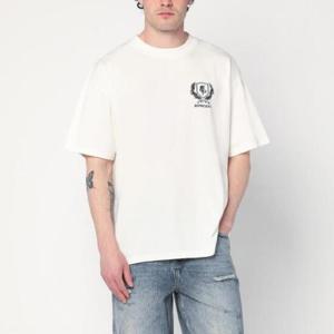 REPRESENT White T-shirt with logo crest MLM41069CO/Q_REPRE-72