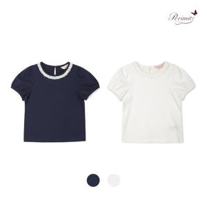 [페리미츠]레이스 베이직 티셔츠 . 여아 레이스 반팔티 P2525T19