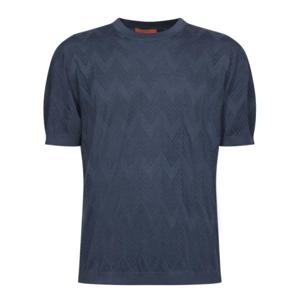 미소니 반팔 티셔츠 US25SL02 BK043Z S72JF Blue