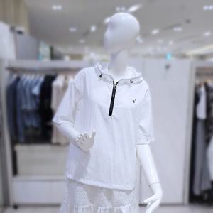 [밸리걸] 집업 후드넥 스트링 아노락 티셔츠 819150