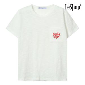 르샵  하트 포켓 반팔 티셔츠 (BP5TS024A)