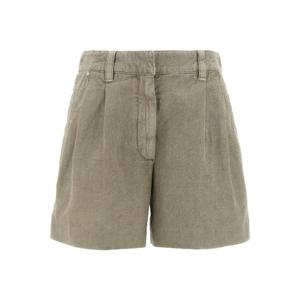 BRUNELLO CUCINELLI 리넨 코튼 반바지 ML996P5761C2874