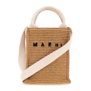 Marni 로고 자수 숄더백 SHMP0145U0P3860 Z0R42 TP940970584