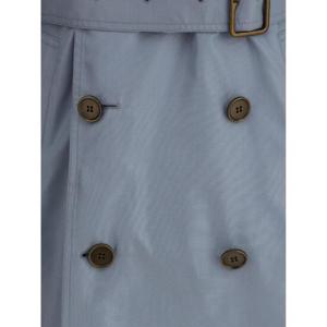 BURBERRY Silk long Trench Coat 8106326_C1541