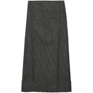 25 SS 프라다 A라인 맥시 스커트 P117YSOOO15K8 TP432182177