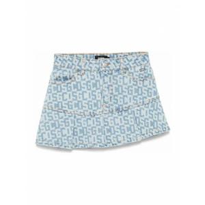 [GCDS] 여성 니 Length 미디 스커트 B1CW3202DA2 Blue /8