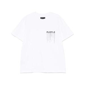 25 SS 퍼플브랜드 로고 프린트 티셔츠 P117HWWD125 TP432141718