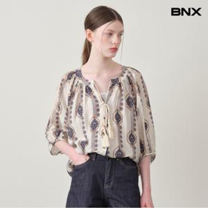 [BNX]에스닉포인트 자수 셔츠 (BX2BL032L0)