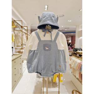 (에뜨와) (07S527903) (가을출산선물)모리트윈스바디수트SET(블루) (유아/출산/백일/돌선물/조카선물)