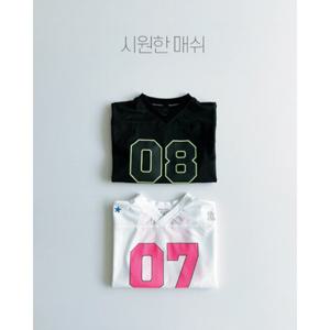 로아앤제인 세컨더리 캐비닛 (메쉬)프루트 티셔츠 RJ25MTS09BK 2color