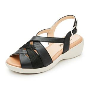 금강제화 랜드로바 샌들 LANSAC2412WG1 여성 캐주얼 염소가죽 샌들 5cm