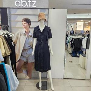 Ab.f.z DP01 스티치라인세라넥벨티드원피스 AFZ3HO02