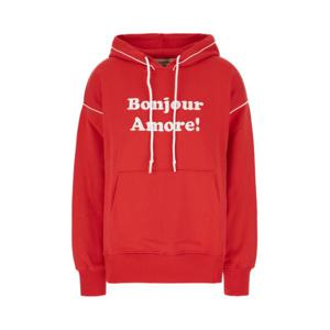 알레산드로 엔리케즈 후드 티셔츠 SW001CCO 027BJ ROSSO BONJOUR