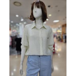 [아날도바시니]썸머 스트라이프 롱 셔츠 AY06BL03S1