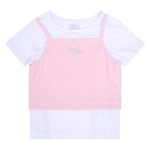 [NBA KIDS]NBA 여아 레이어드 골지 티셔츠K242TS650P300