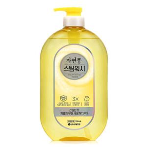 자연퐁 스팀워시 레몬향 750ml 용기