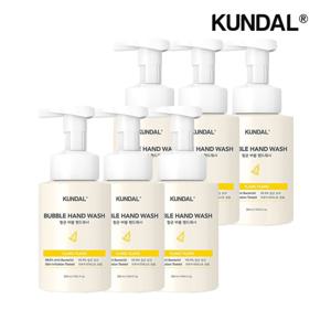 쿤달 퓨어 앤 세이프 버블 핸드워시 일랑일랑 300ml x6개