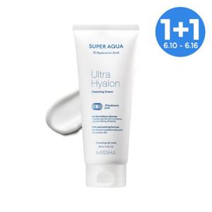 [1+ 1][미샤] 수퍼 아쿠아 울트라 히알론 클렌징 크림 200ml