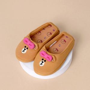 [프리프리스 슈즈]브라운앤프렌즈 패턴덧신(초코)