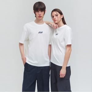 [FILA] 면혼방 스몰로고 반팔티 (FS2RSG2109X_OWH)