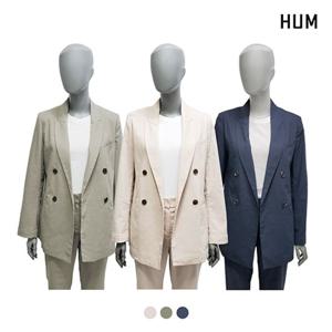 [HUM]여) 스판 레귤러핏 더블자켓_셋업(FHPECJV501M)
