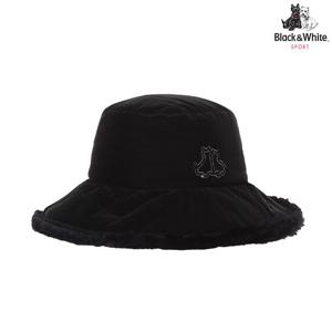 [블랙앤화이트] 여성 귀달이 버킷햇 8634LXAH_BLACK