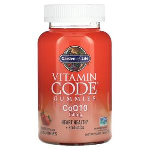 [해외직구] 가든오브라이프 비타민코드 CoQ10 딸기 150mg 60구미