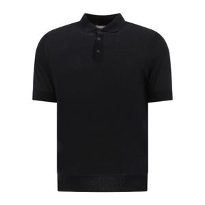 브루넬로쿠치넬리 코튼 리넨 폴로 MSE804805C101 Black