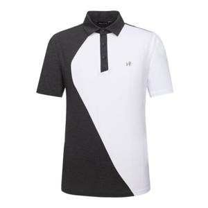 [힐크릭]남성골프반팔티 H421 남성 변형배색TS BLACK 1HCTSM4210