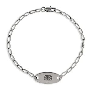 발렌시아가 체인 디자인 메탈 로고 디테일 팔찌 817679TZ99I 09