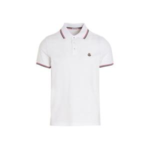 25SS 로고 삼선 PK 티셔츠 화이트 8A703 00 84556 001
