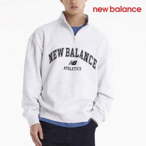 [뉴발란스] 티셔츠 /B27- NBNCEC3823 16 / UNI 아치형 그래픽 반집업 (SEMI-OVER FIT)