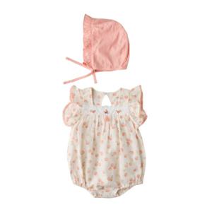 M밍크뮤D 25SS (OR)쁘띠오렌지SET바디슈트 모자보넷세트 (3531360406)