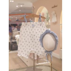 M밍크뮤D 25SS (BL)베리모찌SET우주복 모자보넷세트 (3537067503)