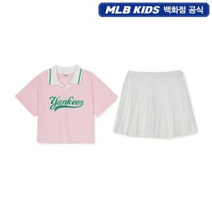 [MLB KIDS] 바시티 여아 티셔츠 세트 - PKL (7FS1V0653)
