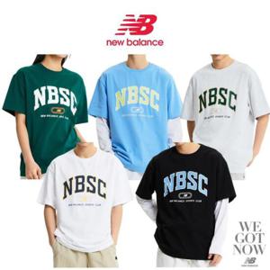 뉴발란스 남녀공용 NBSC 로고 커플 반팔티 NBNEE22533