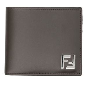 펜디 캔버스 앤 레더 FF 스퀘어드 바이폴드 지갑 25P7M0356AFF2