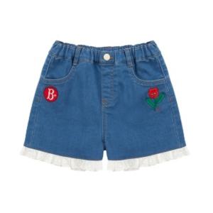 [베베드피노]뀌네뜨 레이스 데님 반바지 BP42DP458DE