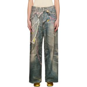 25 SS 아크네 여성 블루 배기 핏 1981F 데님 진 251129F069043