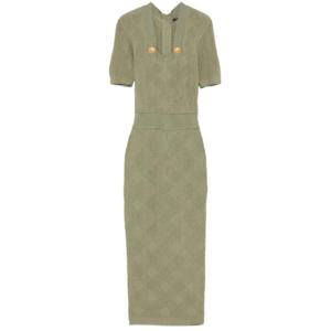 발망 미디 원피스 DF0RK061KH60 olive green