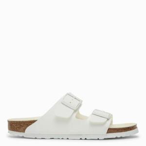 BIRKENSTOCK 화이트 애리조나 비르코 플로어 슬라이드 1019046LE/XG_BIRKE-WHT
