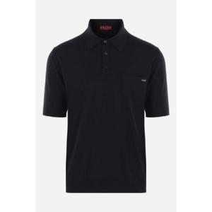 GUCCI logo intarsia wool polo shirt 824124XKEP11070
