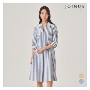 [조이너스]스판린넨스트라이프7부원피스_JACU4-WOP120