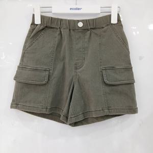 [에꼴리에][모다부평]4부 카치온 변형 카고 바지/25B1260KH