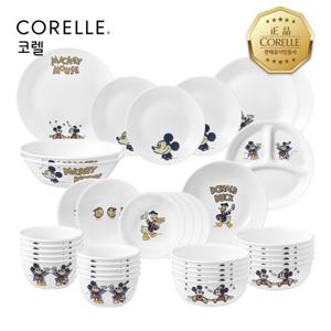 코렐 미키 빈티지 원형 10인 36P 홈세트