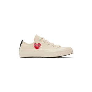 꼼데가르송 스니커즈 오프 화이트 Converse 척 70 CDG OX 스니커즈 242246F128000